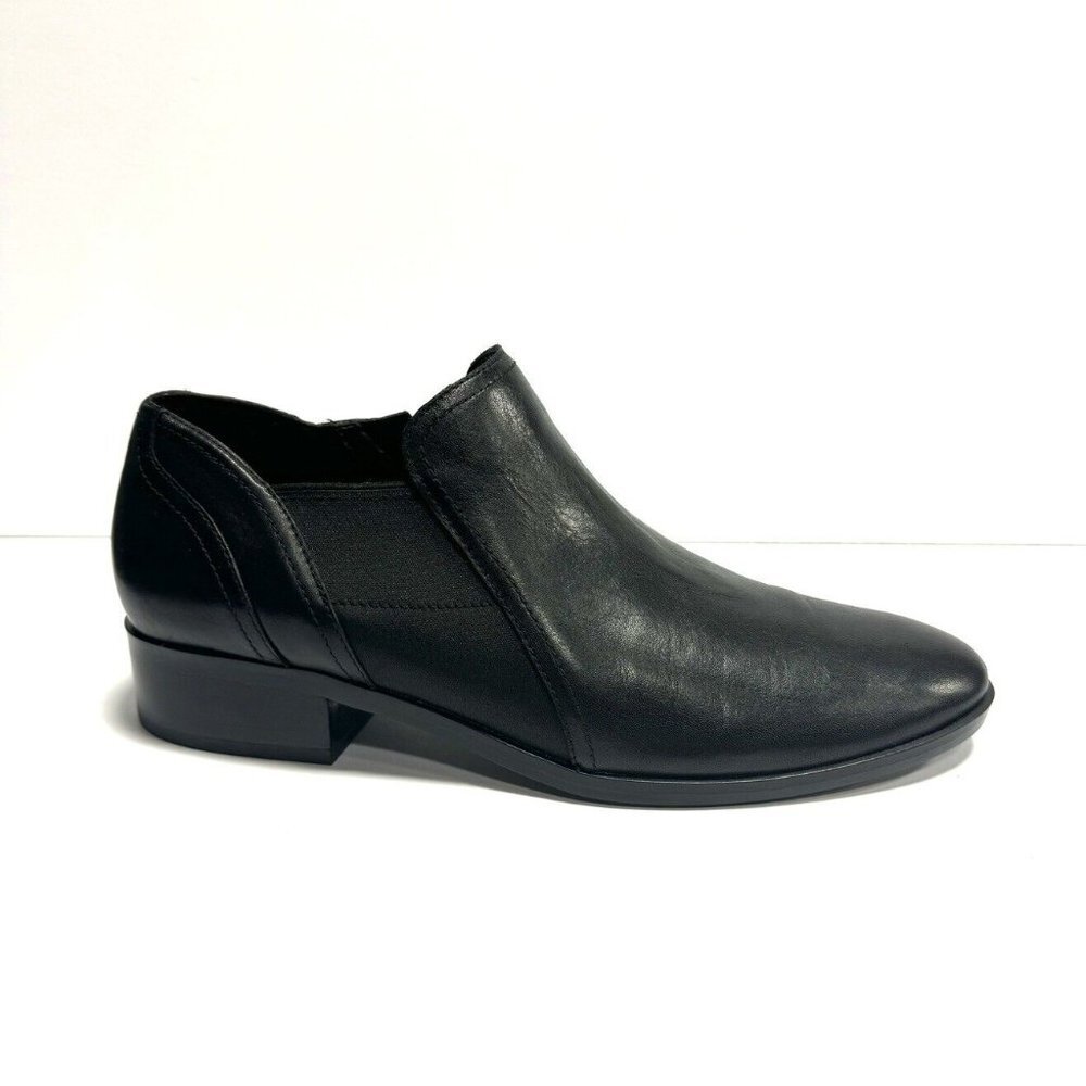 Naturalizer Womens Royal Boot Black Leather Size 9 Wide